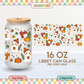 Fall Ghosts | Autumn 16oz Cup Wrap PNG SVG
