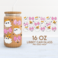 Ghouls & Bows | Coquette Spooky 16oz Cup Wrap PNG SVG