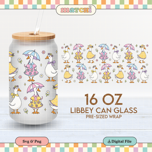 Silly Goose | Funny 16oz Cup Wrap PNG SVG