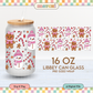 Snowman & Gingerbread | Girlie Christmas 16oz Cup Wrap PNG SVG