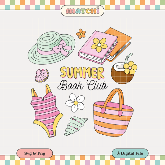 Summer Book Club | Summer PNG & SVG