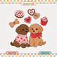 Love Puppies | Valentine's Day PNG & SVG