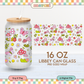 Mushrooms & Butterflies | 16oz Cup Wrap PNG SVG