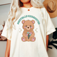 Mentally Exhausted PNG SVG | Mental Health Sublimation | Crying Bear Tshirt Design