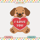 I Love You | Valentine's Day PNG & SVG