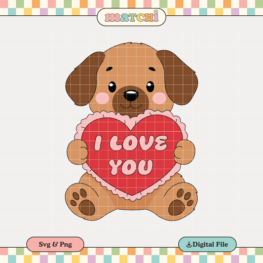 I Love You | Valentine's Day PNG & SVG
