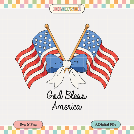 God Bless America | 4th of July PNG & SVG