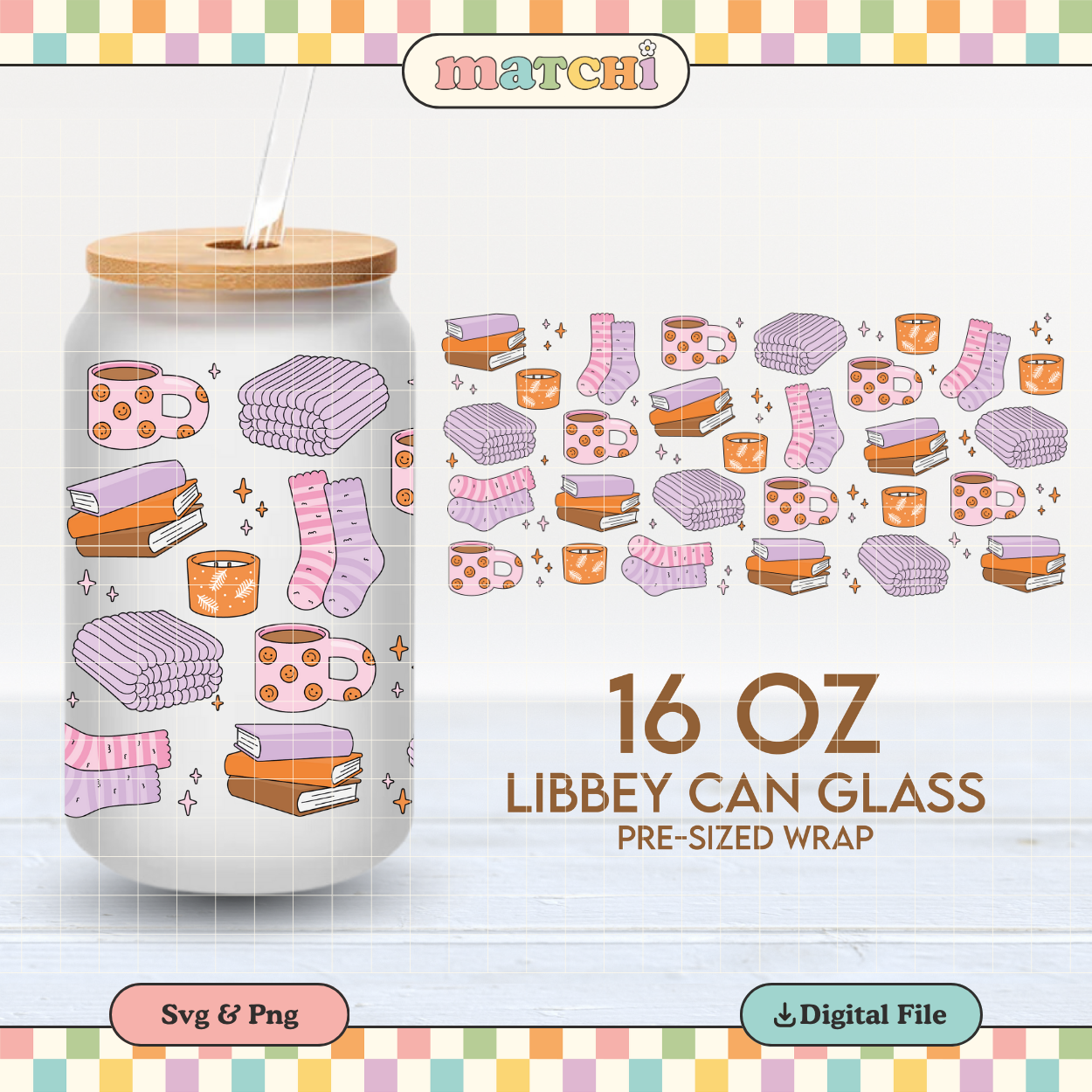 The Homebody Club | 16oz Cup Wrap PNG SVG