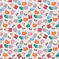 Christmas Cute Cats Pattern, Xmas Pets Repeat Pattern for Fabric Sublimation