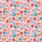 Christmas Cute Cats Pattern, Xmas Pets Repeat Pattern for Fabric Sublimation