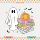 Read More Boooks PNG SVG | Bookish Ghost Sublimation | Halloween Tshirt Design