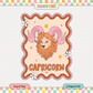 Capricorn Decal PNG SVG | Zodiac Capricorn Girl Sublimation | Retro Groovy Design