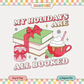 My Holidays Are Booked PNG SVG | Bookish Xmas Sublimation | Christmas Tshirt Design