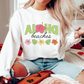 Aloha Beaches PNG SVG | Summer Hibiscus Flower Sublimation | Trendy Tshirt Design