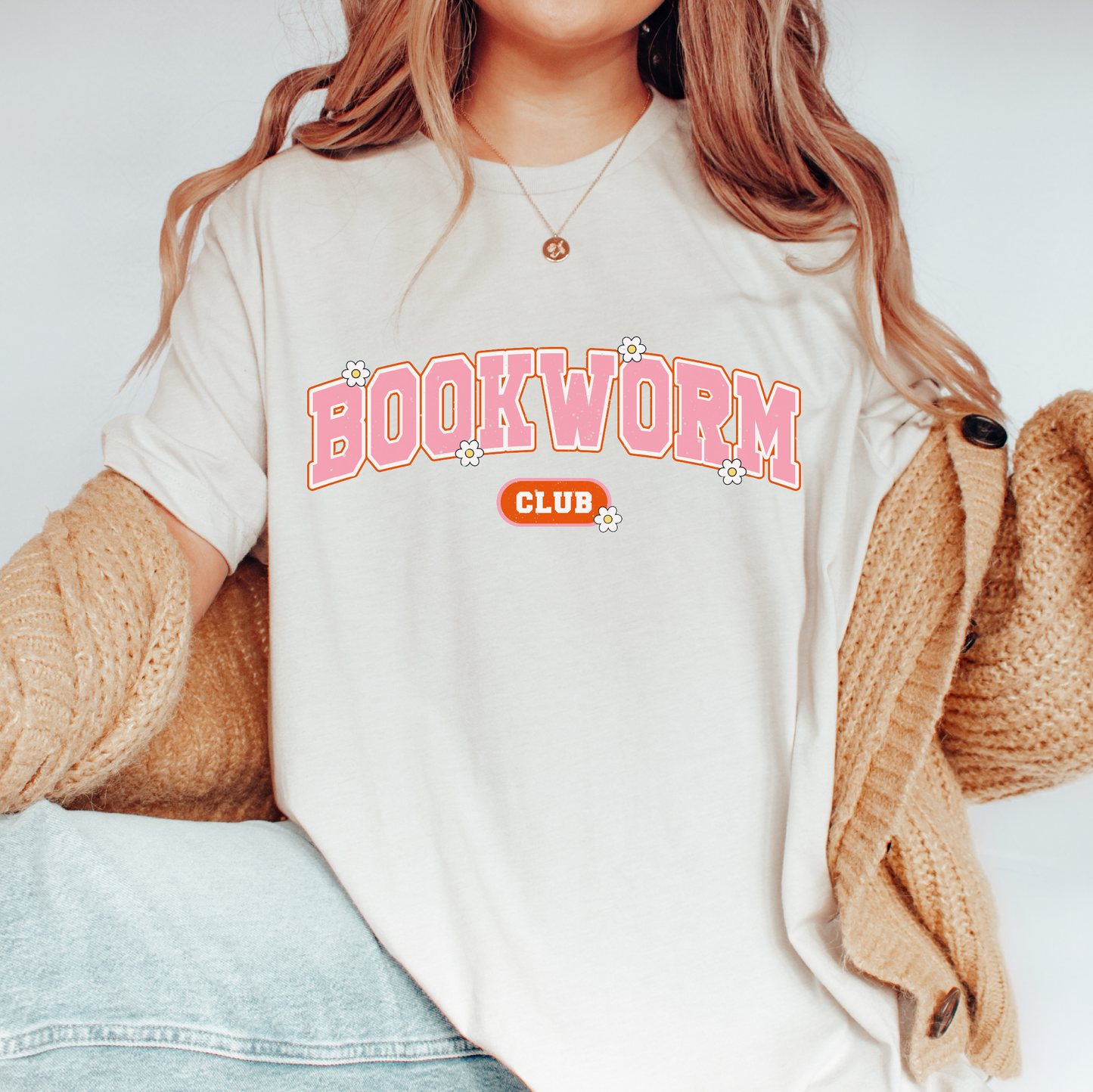 DTF Transfer Bookworm Club | Bookish Girl | Book Lover