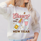 DTF Transfer Cheers to The New Year | NY 2024 | Champagne