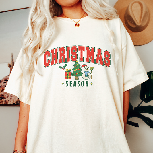 Christmas Season PNG SVG | Retro Christmas Sublimation | Xmas Doodles T shirt Design