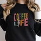 DTF Transfer Coffee Life | Leopard Lightning Bolt | Summer