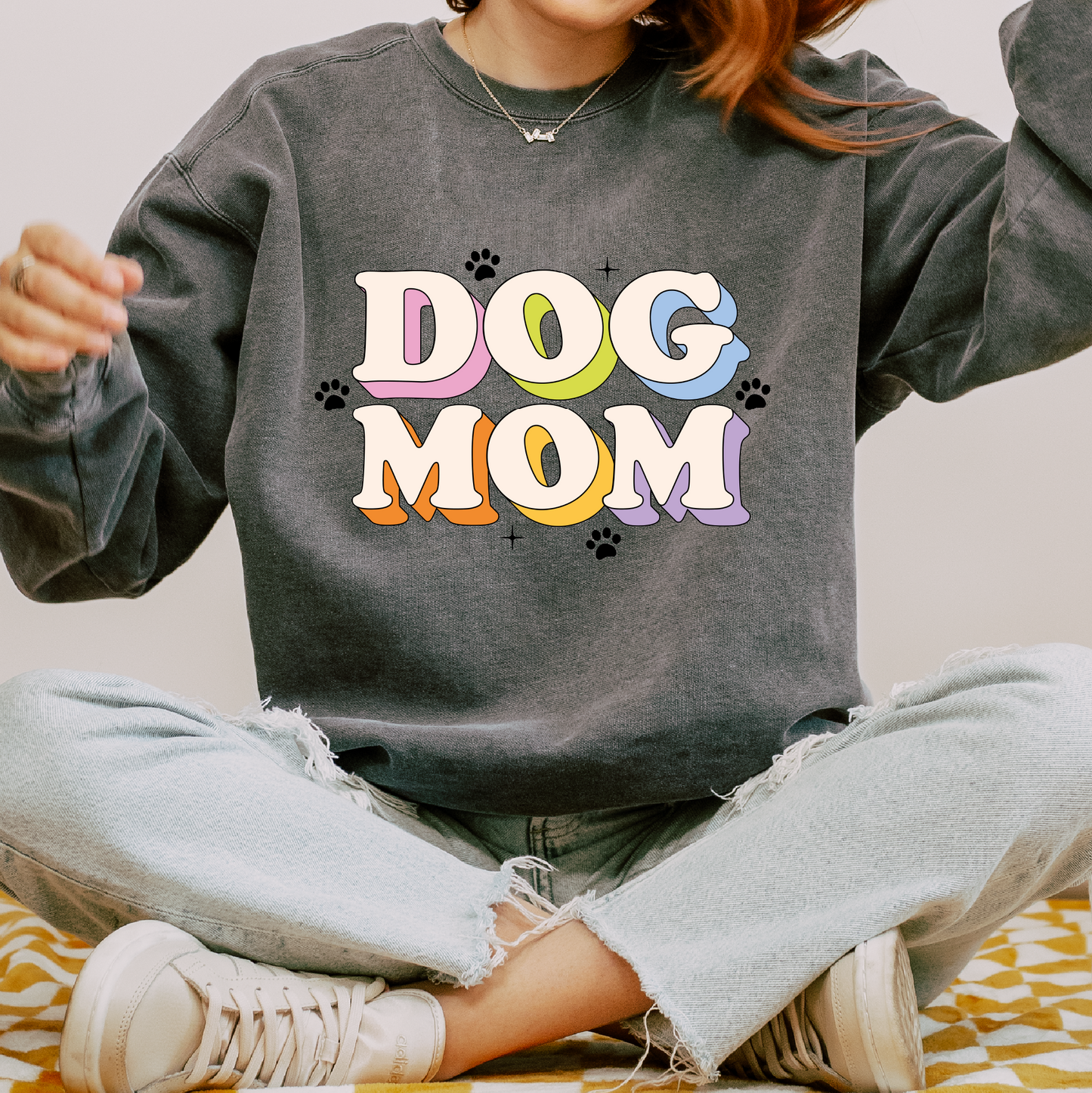 Dog Mom PNG SVG | Aesthetic Dog Mama Sublimation | Dog Lover Tshirt Design
