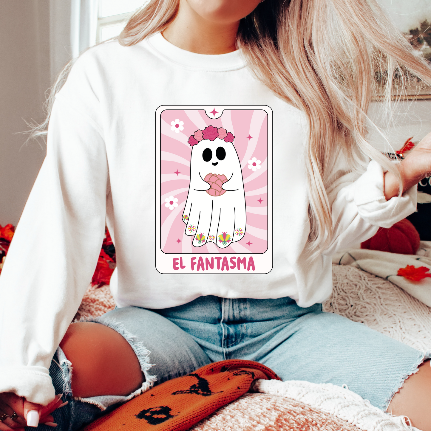 El Fantasma Tarot Card PNG SVG | Loteria Espooky Sublimation | Spanish Tshirt Design