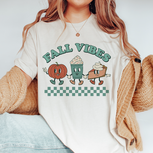 Fall Vibes Boy PNG SVG | Retro Fall Characters Sublimation | Autumn Pumpkin T shirt Design