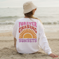 DTF Transfer Forever Chasing Sunsets | Retro Summer | Beach