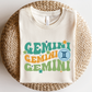 DTF Transfer Gemini | Zodiac | Retro Vintage Gemini