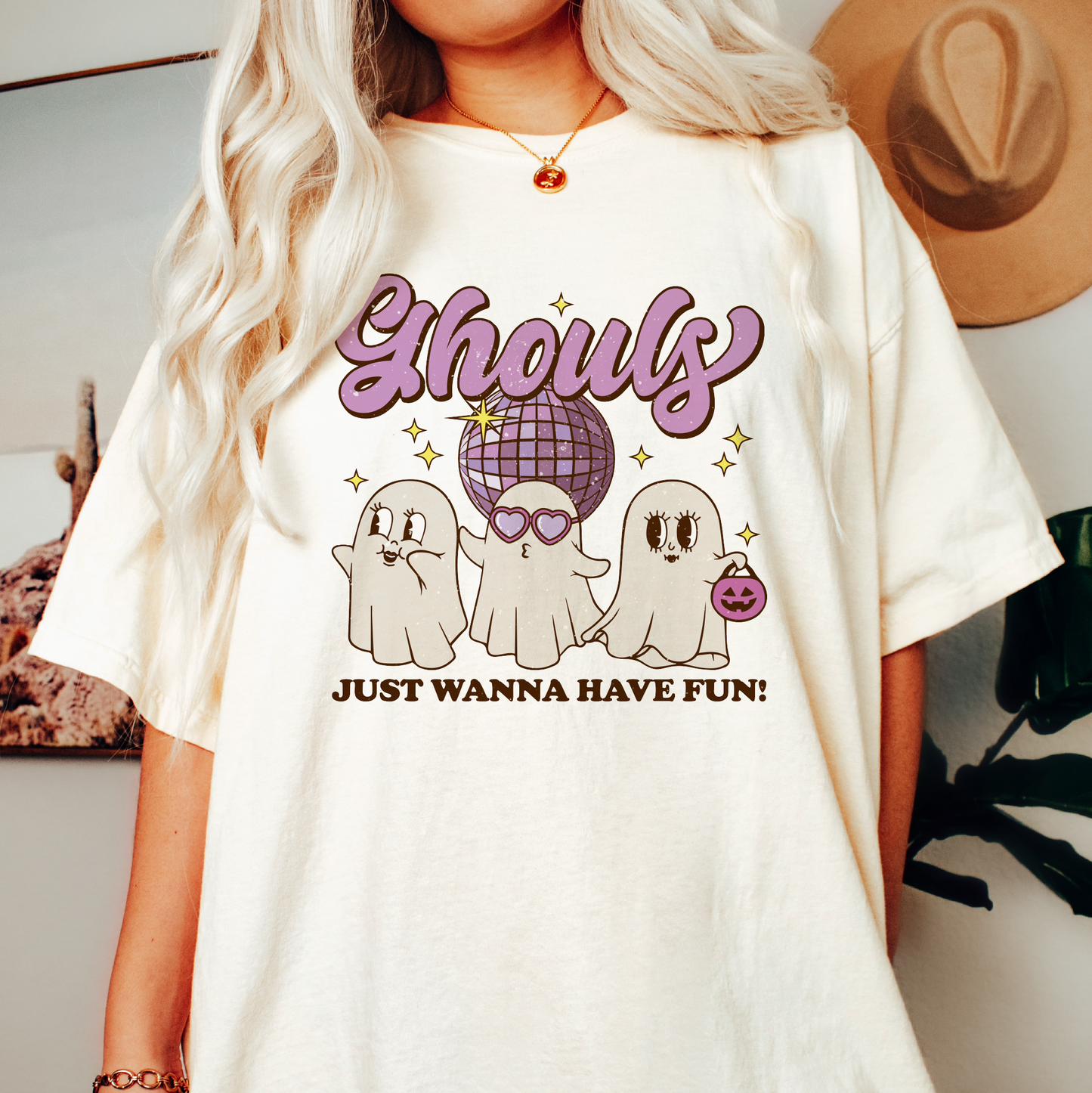 Ghouls Just Wanna Have Fun PNG SVG | Cute Halloween Sublimation | T shirt Design