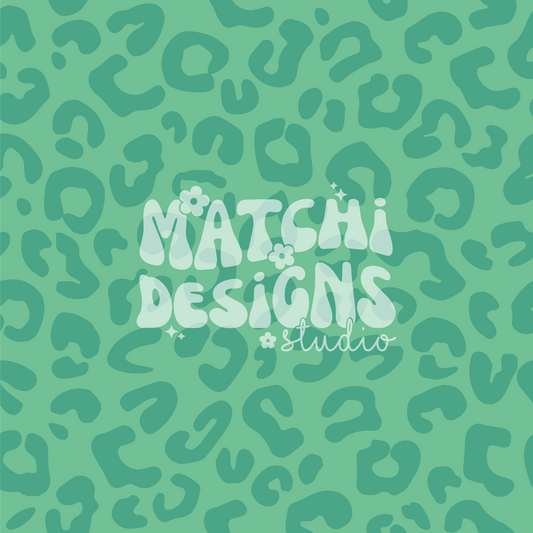 St. Patricks Green Leopard Seamless Pattern, Repeat Pattern for Fabric Sublimation