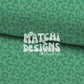 St. Patricks Green Leopard Seamless Pattern, Repeat Pattern for Fabric Sublimation