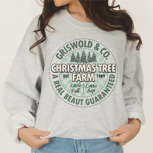 Griswold & Co. Christmas Tree Farm PNG | Retro Christmas Sublimation | T shirt Design