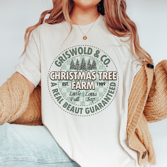 DTF Transfer Griswold & Co. Christmas Tree Farm  | Retro Christmas