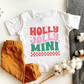 Holly Jolly Mini PNG SVG | Retro Christmas Sublimation | Mama and Mini T shirt Design