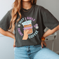 Hot Girls Drink Coffee PNG SVG | Iced Coffee Sublimation | Trendy Tshirt Design