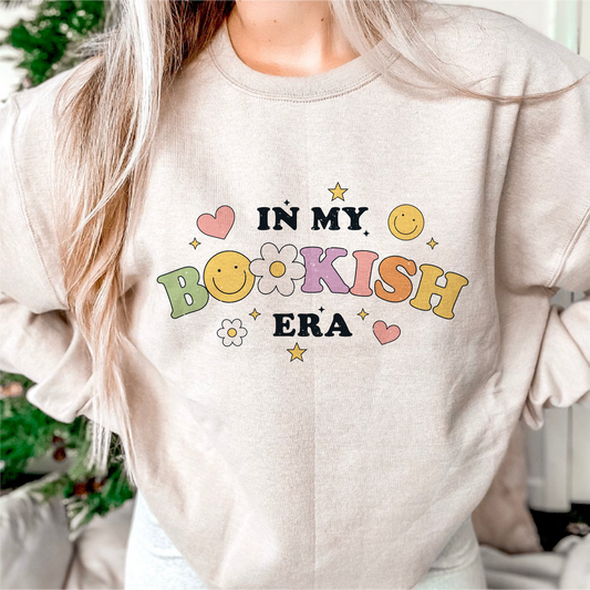 In My Bookish Era PNG SVG | Book Lover Sublimation | Retro T shirt Design