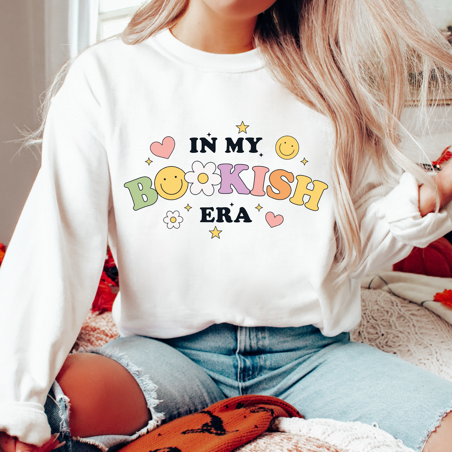 In My Bookish Era PNG SVG | Book Lover Sublimation | Retro T shirt Design