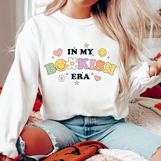 In My Bookish Era PNG SVG | Book Lover Sublimation | Retro T shirt Design