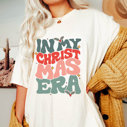In My Christmas Era PNG | Retro Christmas Sublimation | Trendy Xmas T shirt Design