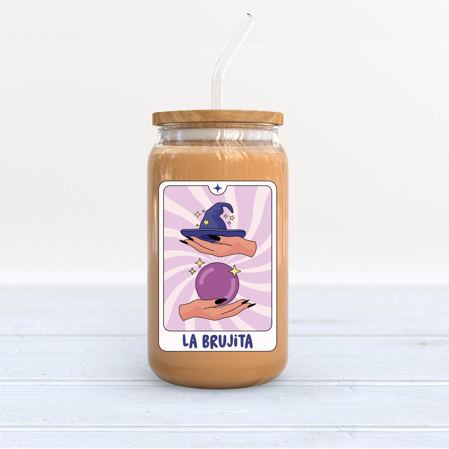 La Brujita Tarot Card PNG SVG | Loteria Espooky Sublimation | Spanish Tshirt Design