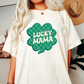 DTF Transfer Lucky Mama | Retro St. Patricks Day | Clover
