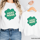 Lucky Mama PNG SVG | Retro St. Patricks Day Sublimation | Clover T shirt Design