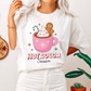 Hot Cocoa Season PNG SVG | Pink Christmas Sublimation | Hot Chocolate Tshirt Design