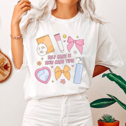 Self Care is Skin Care Time PNG SVG | Self Love Tshirt Design