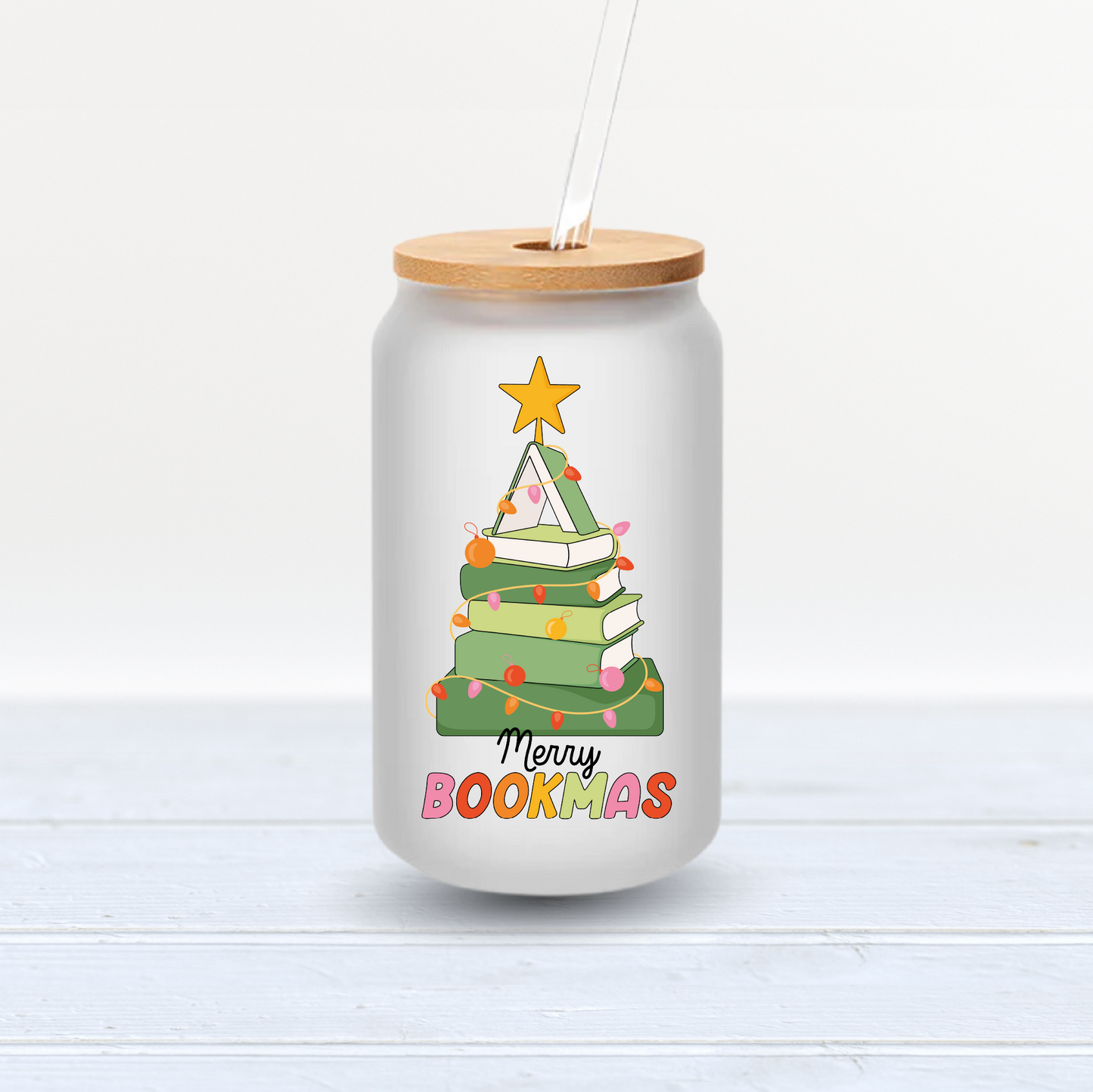 Merry Bookmas PNG SVG | Bookish Winter Sublimation | Xmas Tree Books Tshirt Design