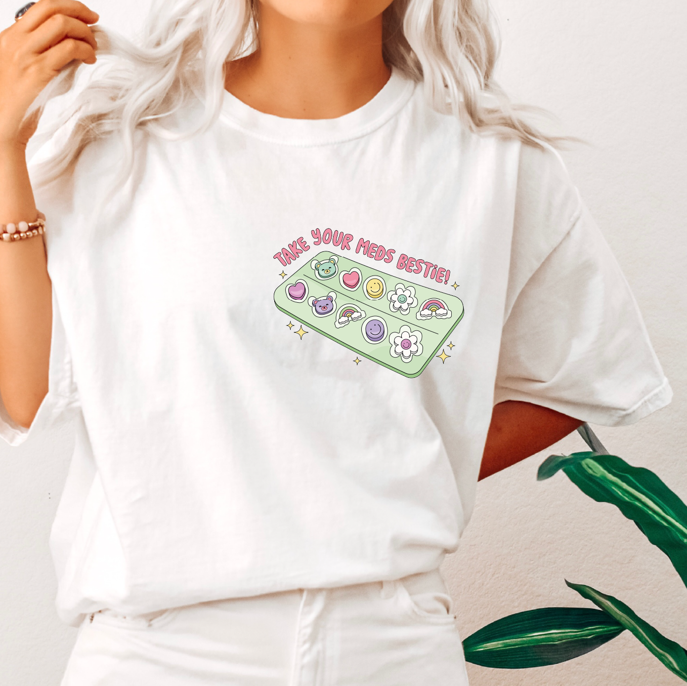 Take Your Meds PNG SVG | Mental Health Sublimation | Antidepressant Tshirt Design