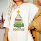 Merry Bookmas PNG SVG | Bookish Winter Sublimation | Xmas Tree Books Tshirt Design