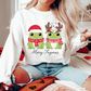 Merry Frogmas PNG SVG | Christmas Frogs Sublimation | Cute Xmas Tshirt Design