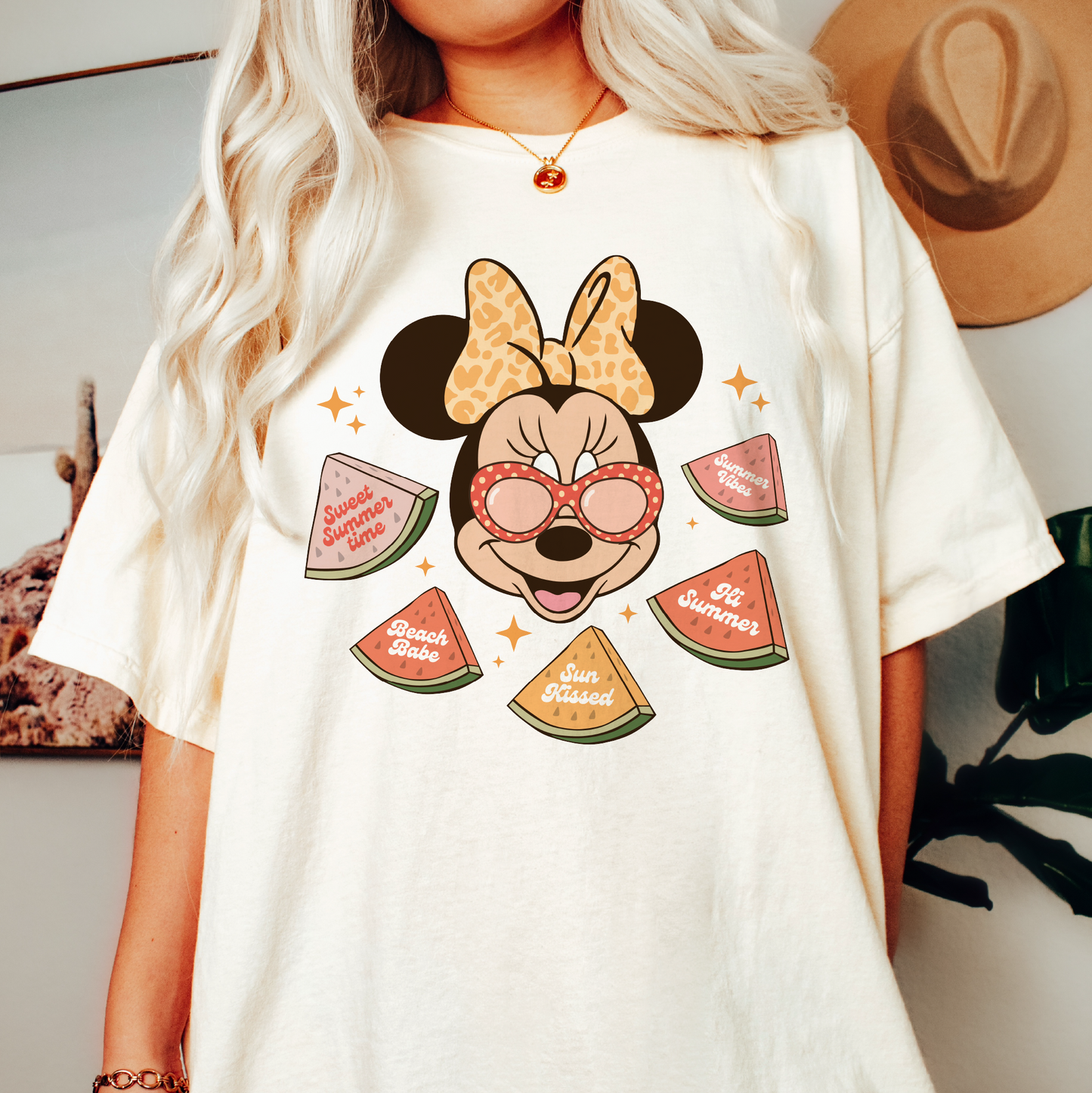 DTF Transfer Summer Magical Minnie | Watermelon | Mouse