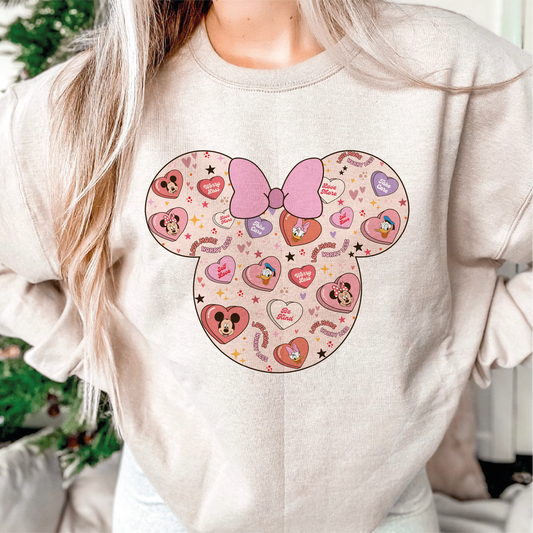 DTF Transfer Valentines Mouse Ears | Magical Valentine