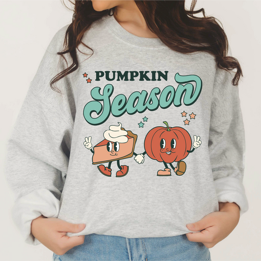 DTF Transfer Pumpkin Season Boy | Retro Fall Characters | Pumpkin